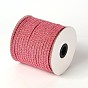 Braided Cloth Threads Cords for Bracelet Making, 6mm, about 50yards/roll