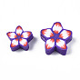 Handmade Polymer Clay Beads, for DIY Jewelry Crafts Supplies, Flower