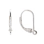 925 Sterling Silver Leverback Earring Findings, with 925 Stamp