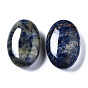Natural Sodalite Oval Palm Stone, Reiki Healing Pocket Stone for Anxiety Stress Relief Therapy