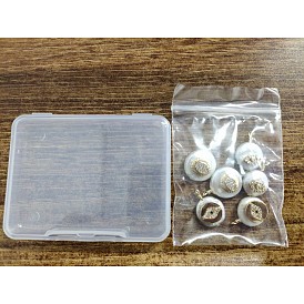 Pendentifs en perles de culture d'eau douce chgcraft, avec accessoires zircon cubique micro pave en laiton, pépites avec mauvais œil