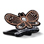 Hallowmeen Theme PVC Claw Hair Clips, with Iron Findings, Hair Accessories for Women Girls Thick Hair, Spider Web /Bat/Butterfly