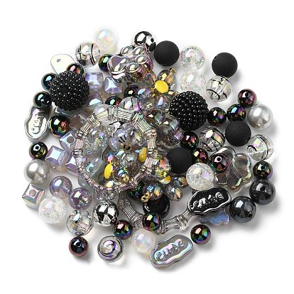 Perles acryliques, formes mixtes