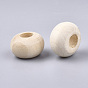 Unfinished Wood Beads, Natural Wooden Beads, Rondelle