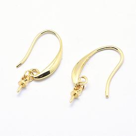 Brass Earring Hooks, Cadmium Free & Nickel Free & Lead Free