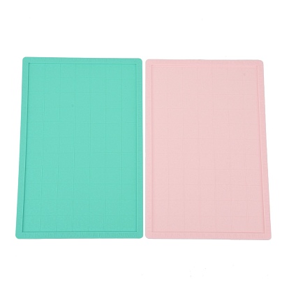 Silicone Hot Pads Heat Resistant, with Scale, for Hot Dishes Heat Insulation Pad Kitchen Tool, Rectangle