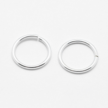 925 кольца с открытыми скачками стерлингового серебра, круглые кольца