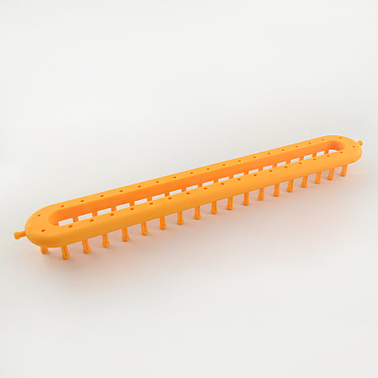 Plastique métier bobine de tricotage pour cordon de fil tricoteuse, 36x5x3 cm