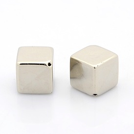 CCB Plastic Beads, Cube, 13x13x13mm, Hole: 1mm