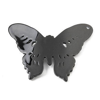 Pendentifs acryliques thème halloween, papillon