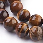 Natural Tiger Iron Bead Strands, Round