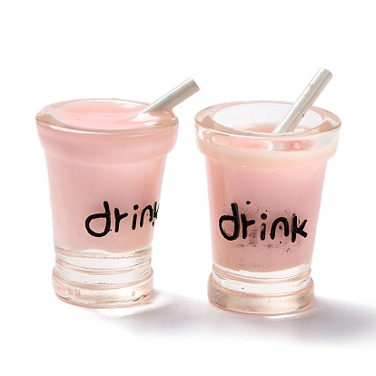 Resin Decoden Cabochons, Drink Cup
