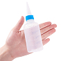 BENECREAT 3.5 Ounce(100ml) Plastic Glue Bottles with Blue Cap Graduated Squeeze Dispensing Bottles with Funnel Hoppers for Liquids, Glue Applicator