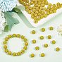 Argile polymère perles pave strass, perles de boule de disco, pp 13 (1.9~2 mm), 6 rangées de strass, 10 mm, Trou: 1.5mm