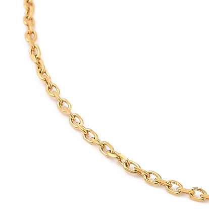 304 collier chaîne câble en acier inoxydable pour femme, pour la fabrication de colliers de perles