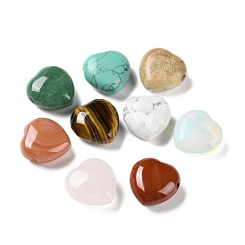 Mixed Gemstone Beads, Heart