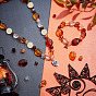 PandaHall Elite 390Pcs 15 Style Transparent Acrylic Beads, Mixed Shapes