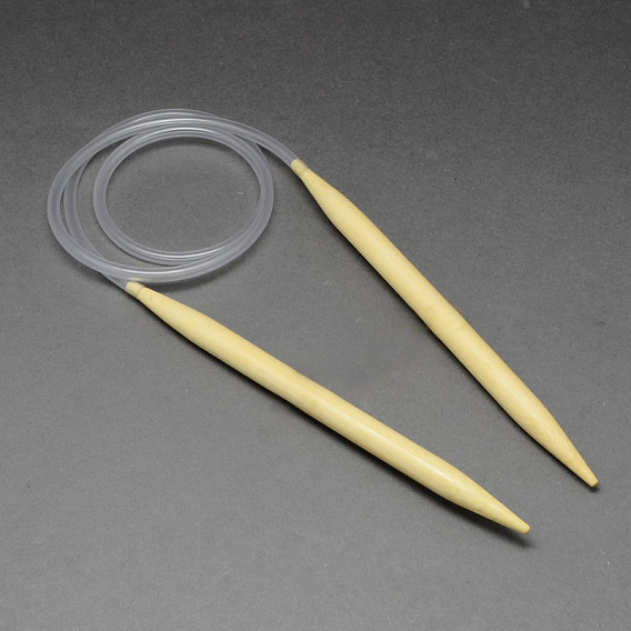 Cable aislado de bambú agujas de tejer circular, más disponible