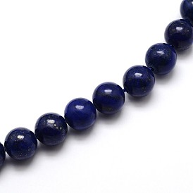 Lapis lazuli naturels teints perles rondes brins, Grade a
