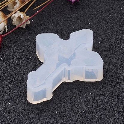 Cross Shape DIY Silicone Molds, Resin Casting Molds, For UV Resin, Epoxy Resin Jewelry Making