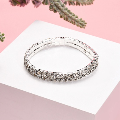 Girlfriend Valentines Day Gifts Wedding Diamond Bracelets, Brass