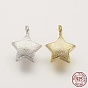 925 Sterling Silver Charms, Star