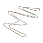 Placage ionique (ip) 304 colliers de chaîne à billes en acier inoxydable, avec des connecteurs de la chaîne de boule