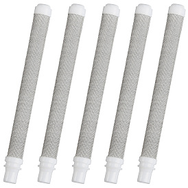 SUPERFINDINGS 20Pcs 201 Stainless Steel 60 Mesh Airless Spray Gun Filter, with Plastic Tips