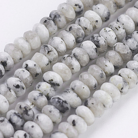 Naturelles Obsidienne perles brins, facette, rondelle
