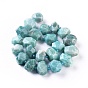 Natural Amazonite Beads Strands, Faceted, Nuggets