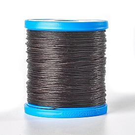 Round Waxed Cords, Micro Macrame Cord, Polyester Leather Sewing Thread, for Bracelets Making, Beading, Crafting, Bookbinding