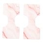 Paper Hair Ties Display Cards, Rectangle with Marble Pattern
