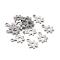 201 Stainless Steel Charms, Hollow, Laser Cut, Flower