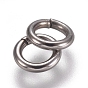 304 Stainless Steel Jump Rings, Soldered Jump Rings, Closed Jump Rings