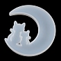 Luna con moldes de silicona diy gato/ciervo/unicornio, moldes de resina, para resina uv, fabricación artesanal de resina epoxi
