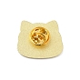 Broche de la aleación, alfileres de esmalte, para mochila de tela, tema del gato