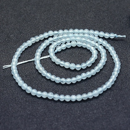 Perlas naturales de color turquesa hebras, grado a ++, rondo