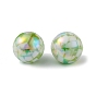 Opaque Acrylic Beads, AB Color, Round