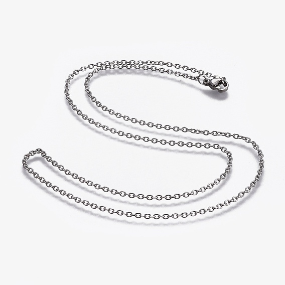 304 acier inoxydable colliers de chaînes du câble, avec 304 perles et fermoir en acier inoxydable