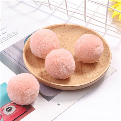 Polyester Fluffy Pom Pom Balls, for Bags Scarves Garment Accessories Ornaments