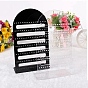7-Tier 126-Hole Acrylic Earring Organizer Display Stands, Jewelry Holder for Earring Storage