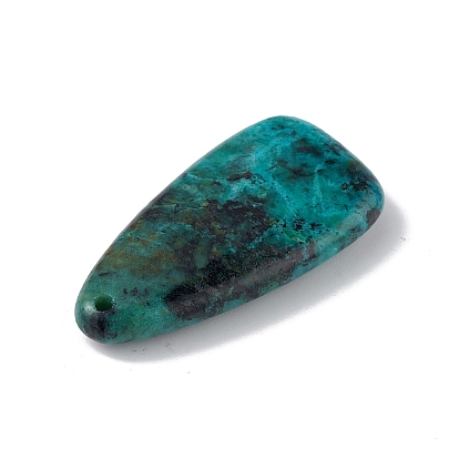 Natural African Turquoise(Jasper) Pendants, Teardrop Charms