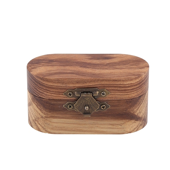 Boîte à médiator en bois ovale Collector, accessoires de guitare