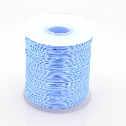 Flat Elastic Crystal String, Elastic Beading Thread, for Stretch Bracelet Making, 0.5mm, about 546.8 yards(500m)/roll