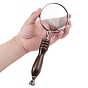 10X Handheld Magnifying Glass, Magnifier with Wood Handle, High Magnification Magnifier for Reading, Senior, Low Vision, Map, Inspection, Handcraft Hobby