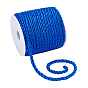 PANDAHALL ELITE 3-Ply Polyester Braided Cord, Twisted Rope, for DIY Cord Jewelry Findings