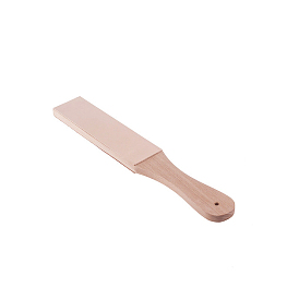 Wooden Leather Sharpening Plate, Double-Sided Leather Polishing Board