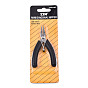 Stainless Steel Mini Diagonal Nipper Pliers, Flush Cutter, Ferronickel, with PVC Handle