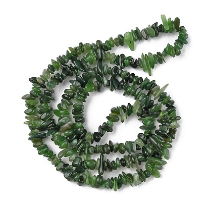 Natural Jade Beads Strands, Chip