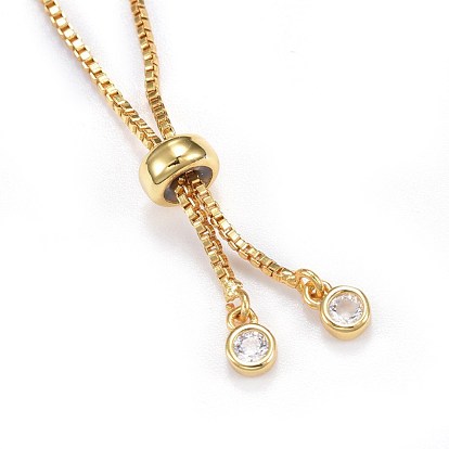 Brass Slider Bracelets, Bolo Bracelets, with Natural Baroque Pearl Keshi Pearl Beads
